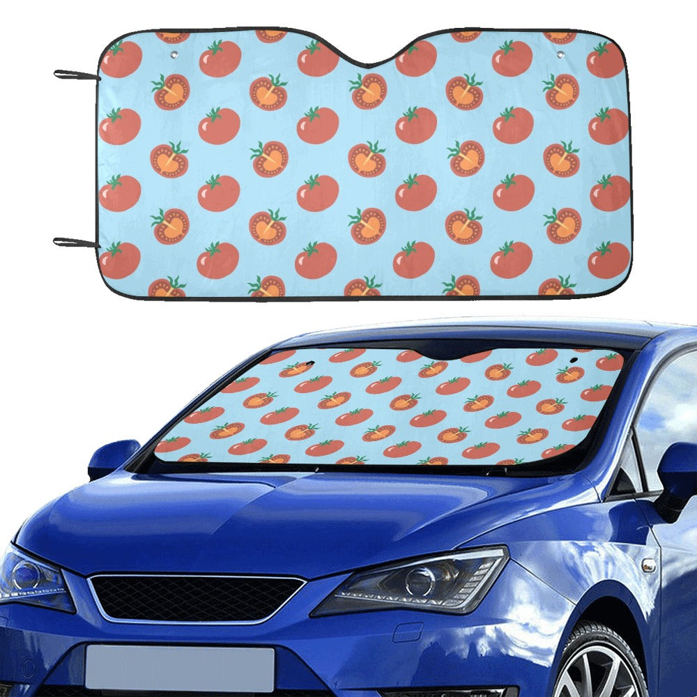 Tomato Print Design LKS304 Car front Windshield Sun Shade