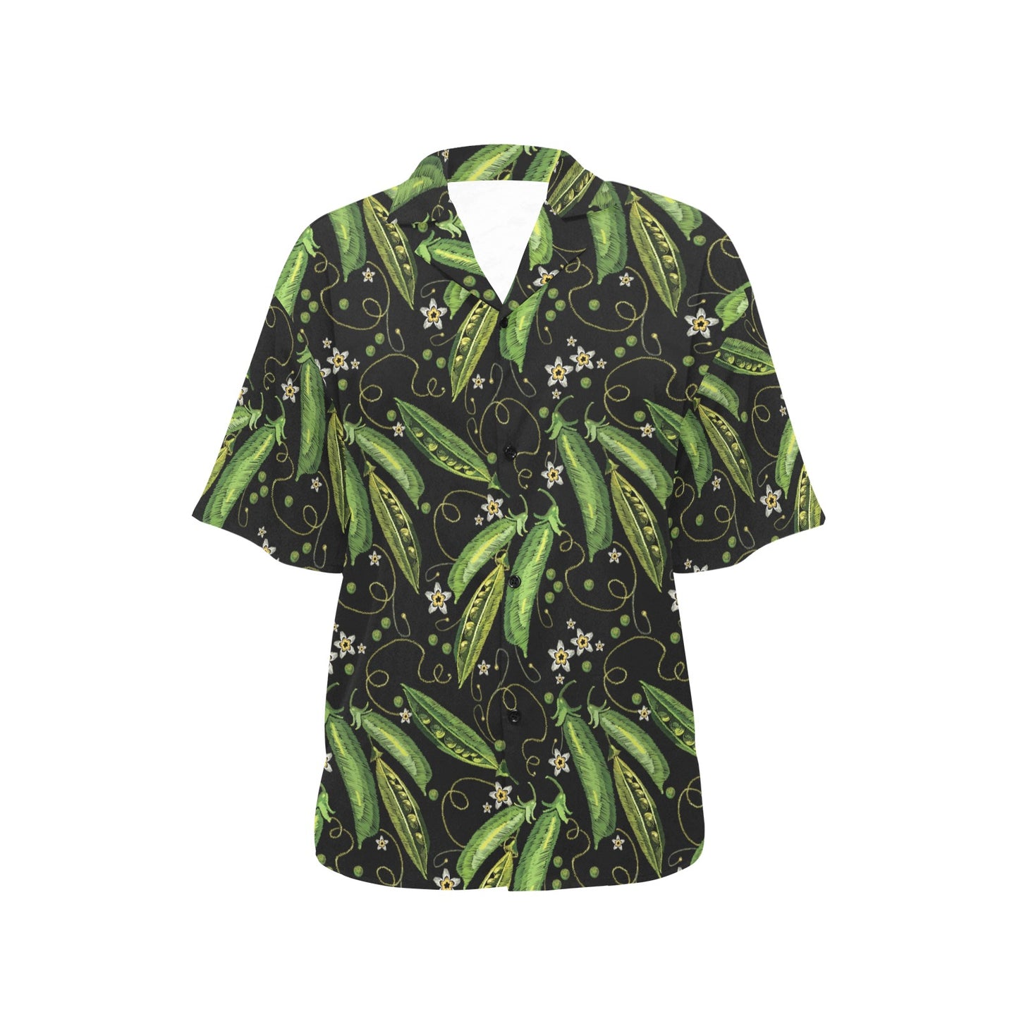 Peas Pattern Print Design A02 Women's Hawaiian Shirt