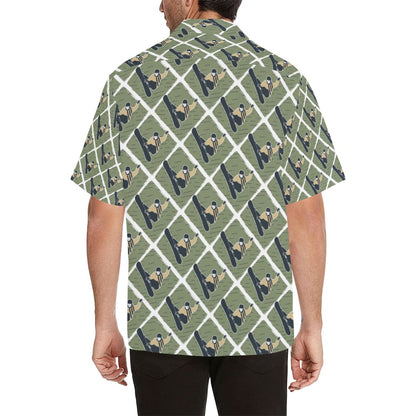 Snowboard Man Print Design LKS302 Men's Hawaiian Shirt