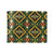 Kente Green Design African Print Men's ID Card Wallet