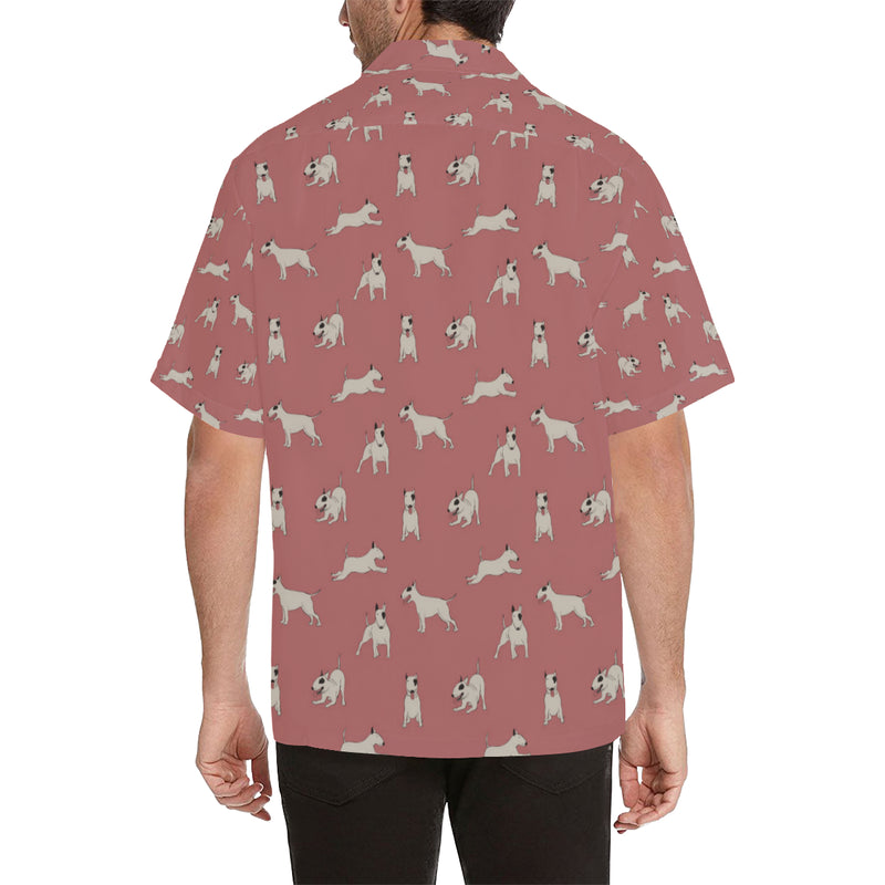 Bull Terriers Pattern Print Design 09 Men's Hawaiian Shirt