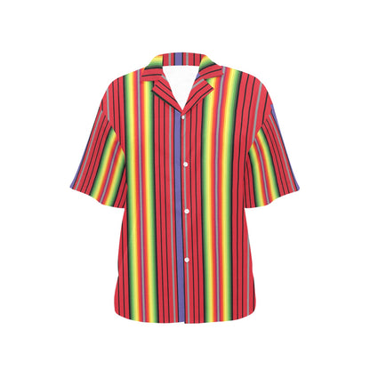 Serape Print Design LKS305 Women's Hawaiian Shirt