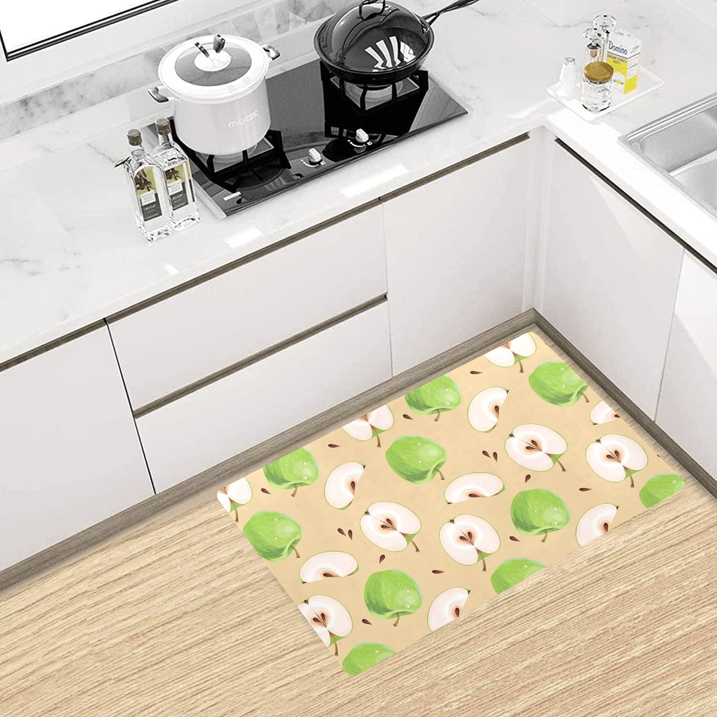 Apple Pattern Print Design AP07 Kitchen Mat