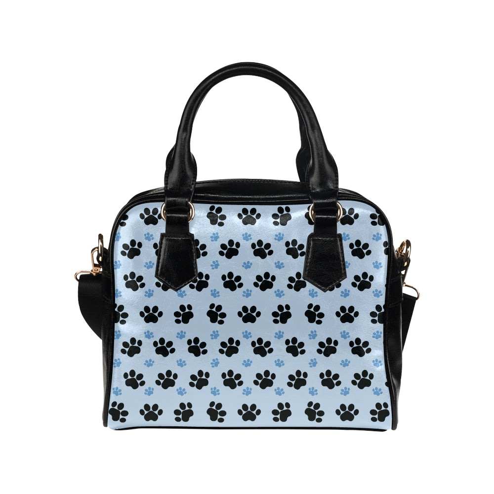 Paw Pattern Print Design A04 Shoulder Handbag