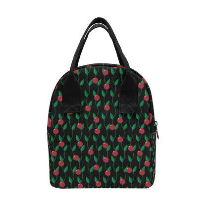 Cranberry Pattern Print Design CB01 Insulated Lunch Bag