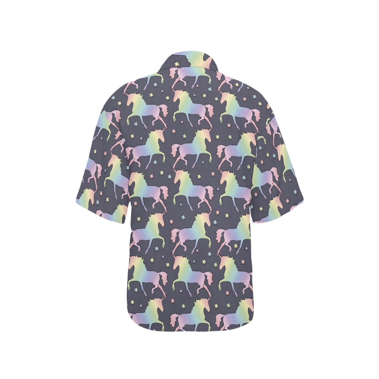 Rainbow Pattern Print Design A05 Women's Hawaiian Shirt