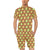 African Classic Print Pattern Men's Romper