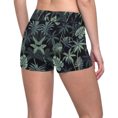 Rainforest Pattern Print Design RF02 Yoga Shorts