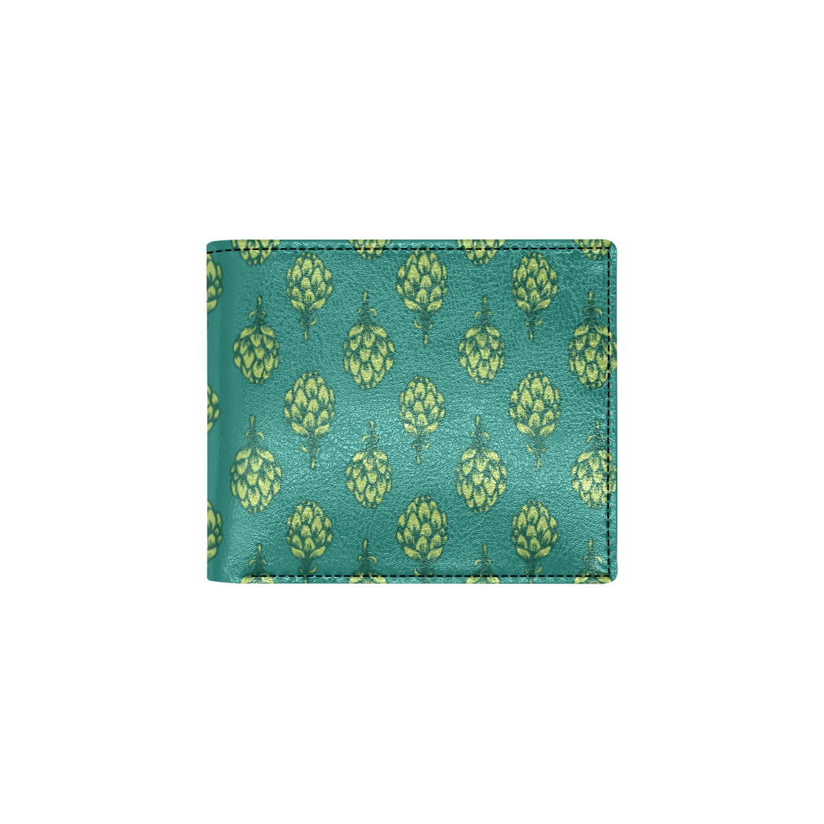 Artichoke Pattern Print Design 04 Men's ID Card Wallet