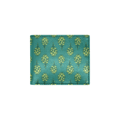 Artichoke Pattern Print Design 04 Men's ID Card Wallet