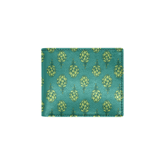 Artichoke Pattern Print Design 04 Men's ID Card Wallet