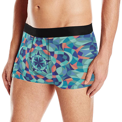 Kaleidoscope Pattern Print Design 03 Men's Boxer Briefs