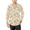 Cupcake Pattern Print Design 04 Men's Long Sleeve Shirt