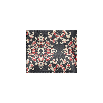 Medallion Pattern Print Design 01 Men's ID Card Wallet