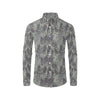 Camouflage Fern Pattern Print Design 05 Men's Long Sleeve Shirt