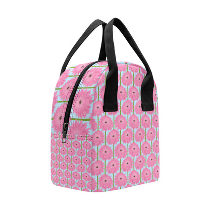 Gerberas Pattern Print Design GB01 Insulated Lunch Bag