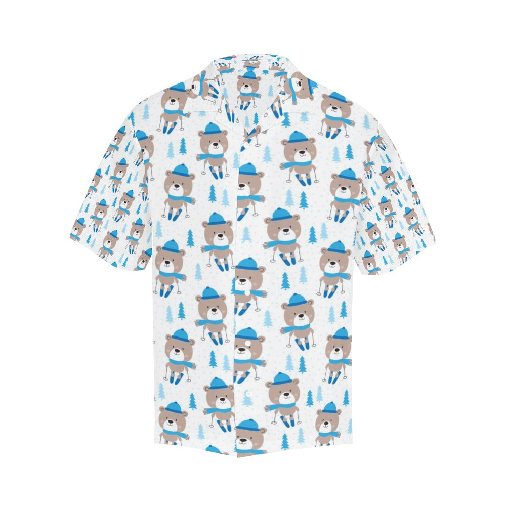 Ski Print Design LKS306 Men's Hawaiian Shirt