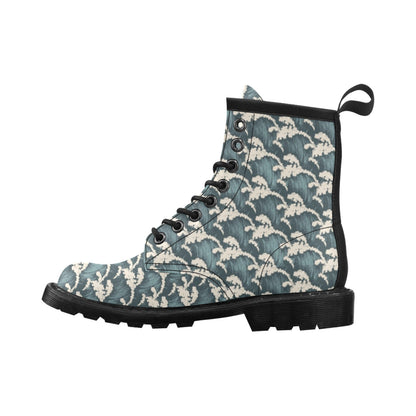 Wave Art Print Women's Boots