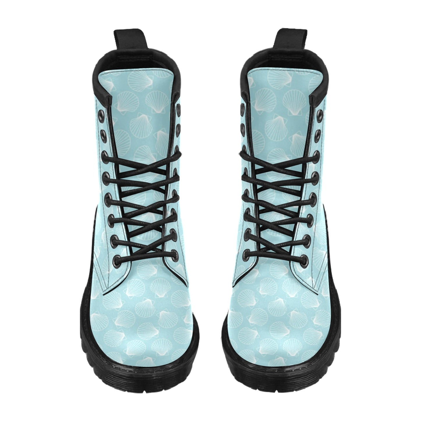 Seashell Print Design LKS3010 Women's Boots