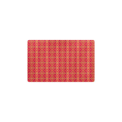 Southwest Aztec Design Themed Print Kitchen Mat