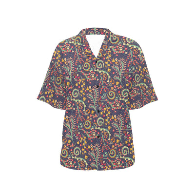 Bohemian Pattern Print Design 08 Women's Hawaiian Shirt