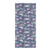 Water Lily Print Design LKS306 Beach Towel 32" x 71"