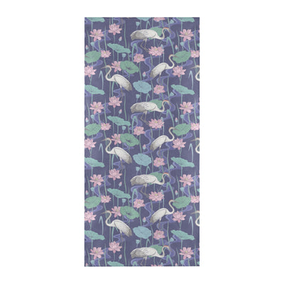 Water Lily Print Design LKS306 Beach Towel 32" x 71"