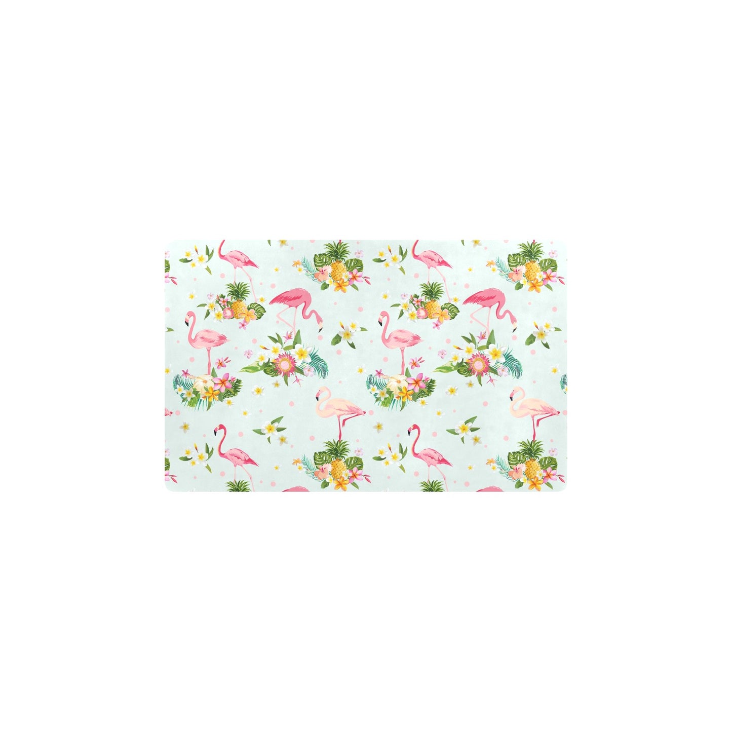 Flamingo Sweet Pattern Kitchen Mat