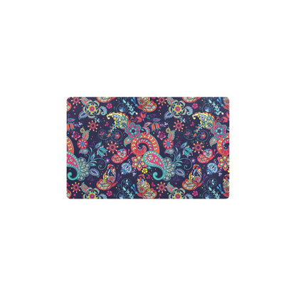 Paisley Boho Pattern Print Design A06 Kitchen Mat