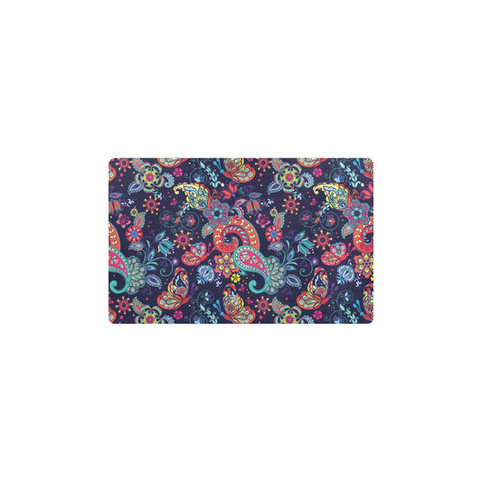 Paisley Boho Pattern Print Design A06 Kitchen Mat