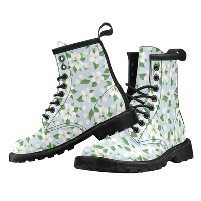 Apple blossom Pattern Print Design AB04 Women's Boots