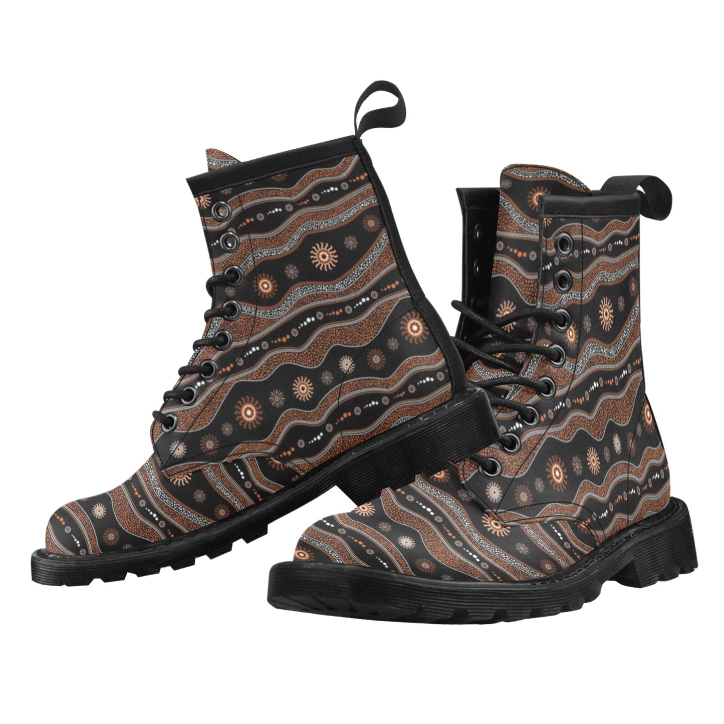 Aboriginal Print Design LKS404 Women's Boots