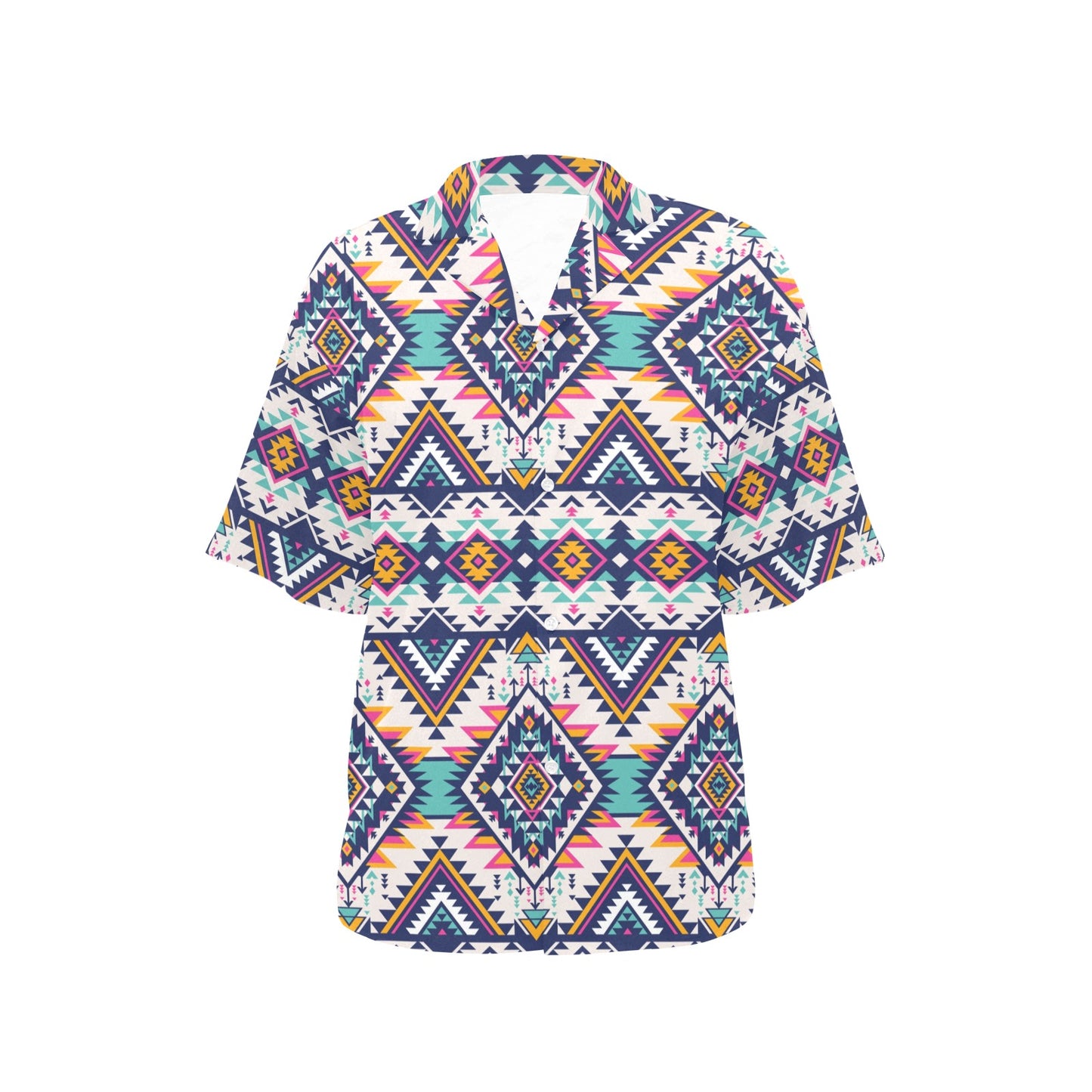Tribal Aztec native american Women's Hawaiian Shirt
