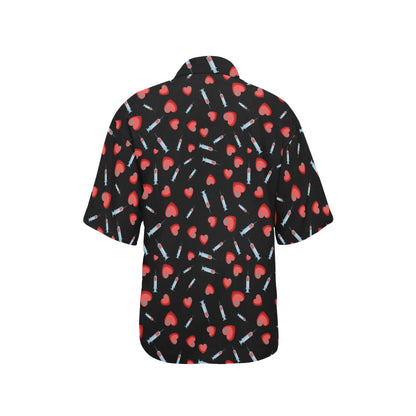 Phlebotomist Medical Concept Women's Hawaiian Shirt