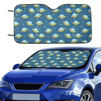 UFO Print Design LKS305 Car front Windshield Sun Shade