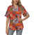 African Print Pattern Women's Hawaiian Shirt