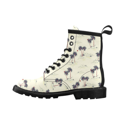 Palm Tree Pattern Print Design PT08 Women's Boots