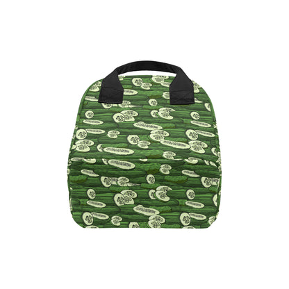 Cucumber Pattern Print Design CC01 Insulated Lunch Bag