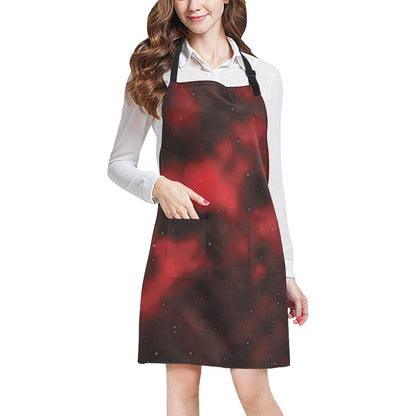 Nebula Pattern Print Design A03 Apron with Pocket