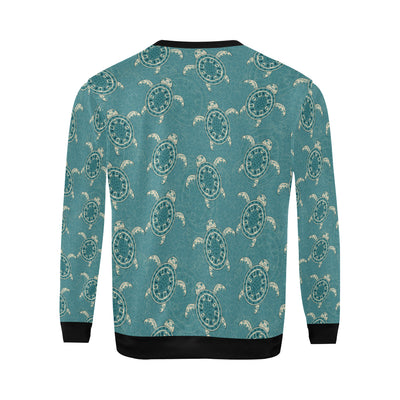 Sea Turtle Pattern Print Design T02 Men Long Sleeve Sweatshirt