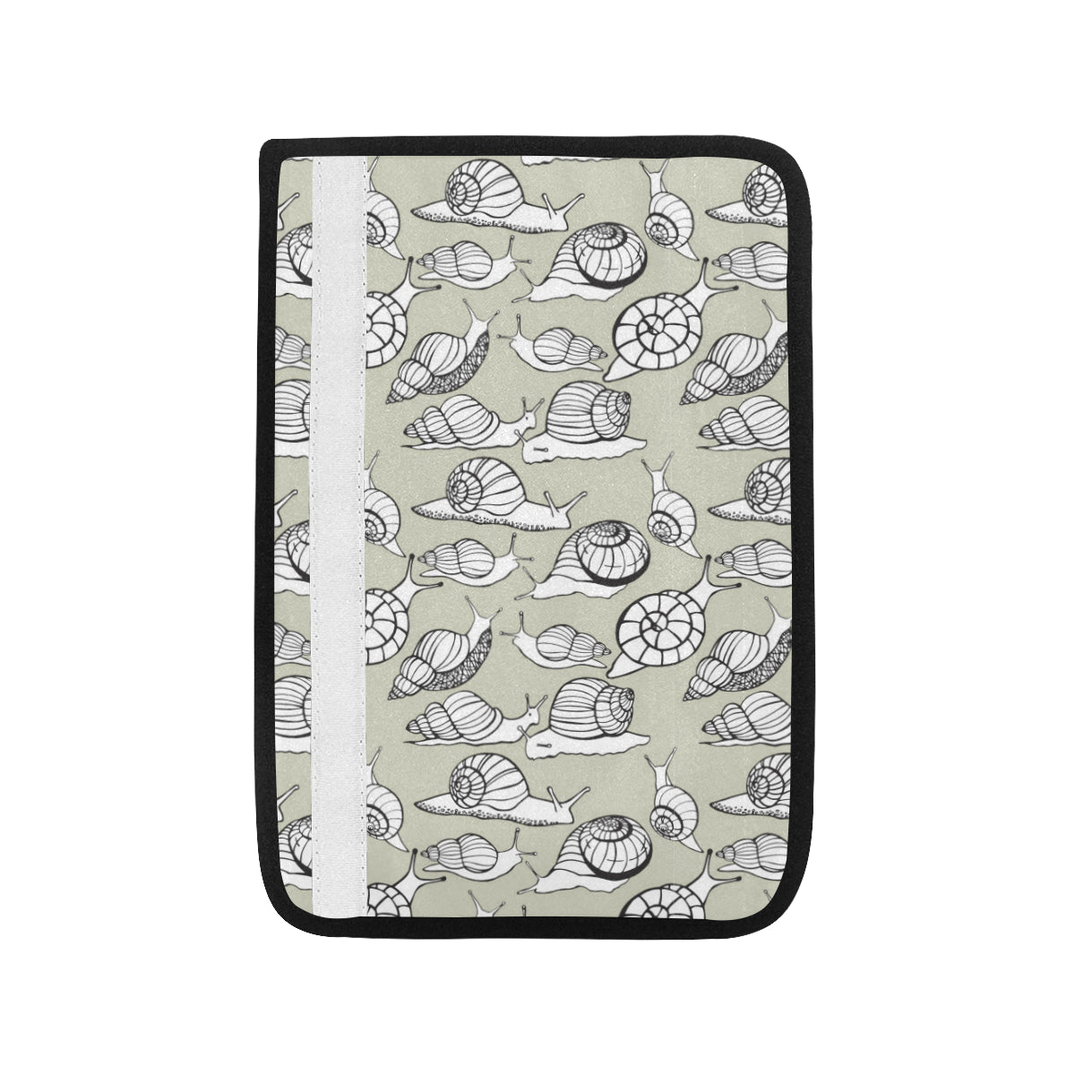 Snail Pattern Print Design 03 Car Seat Belt Cover