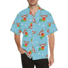 Reindeer cute Pattern Print Design 02 Men's Hawaiian Shirt