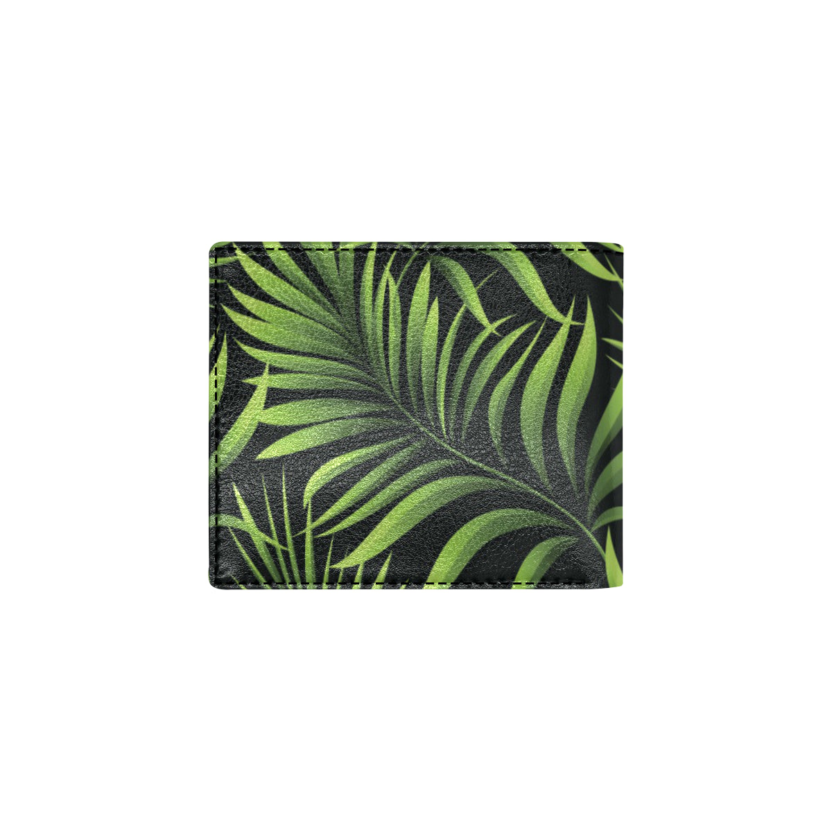 Palm Leaves Pattern Print Design PL07 Men's ID Card Wallet