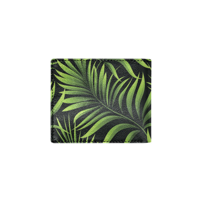Palm Leaves Pattern Print Design PL07 Men's ID Card Wallet