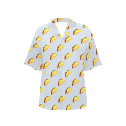 Taco Print Design LKS304 Women's Hawaiian Shirt