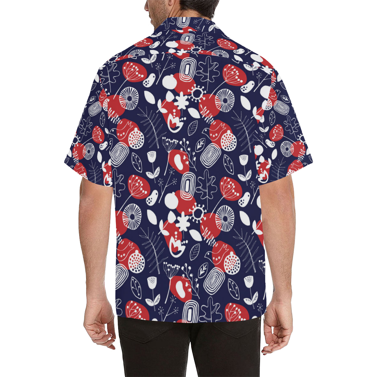 Nordic Pattern Print Design A02 Men's Hawaiian Shirt