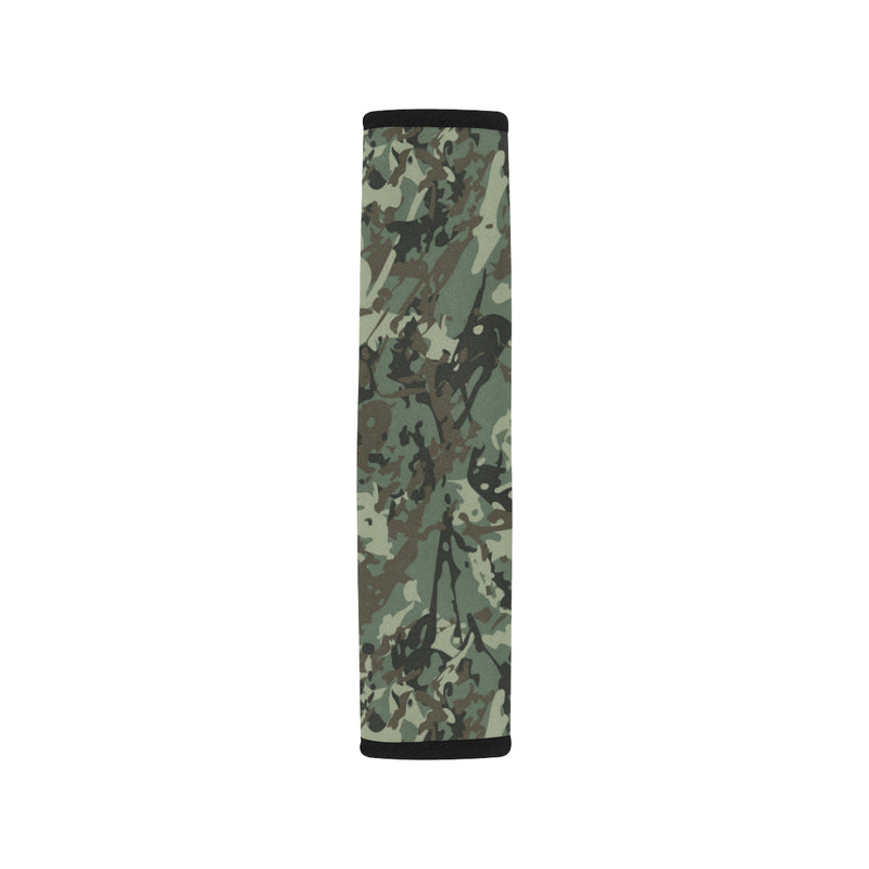 Camouflage Pattern Print Design 06 Car Seat Belt Cover