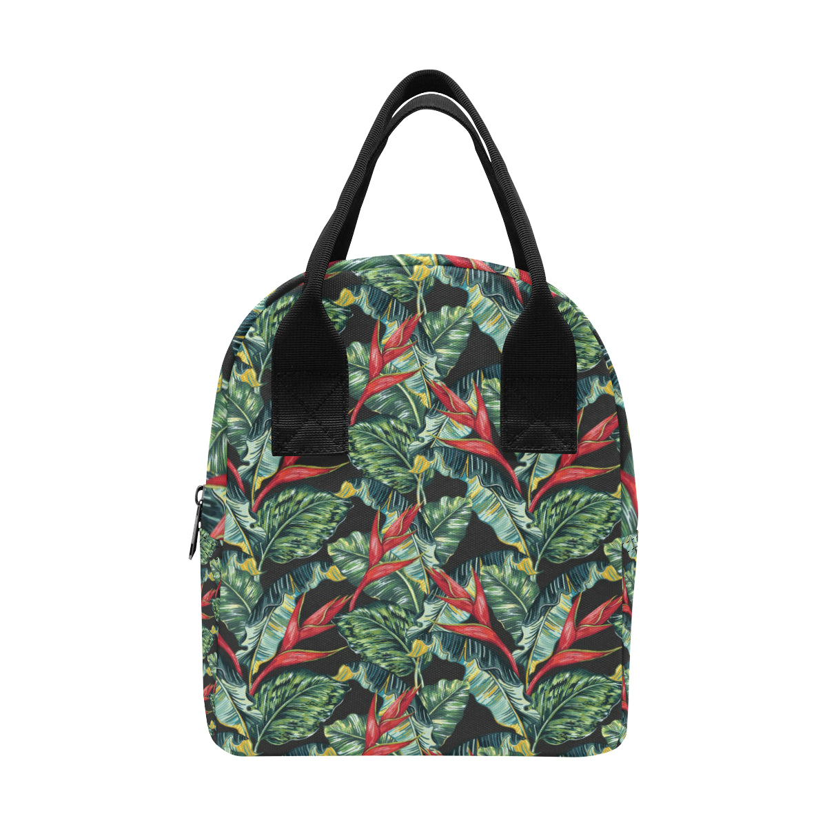 Bird Of Paradise Pattern Print Design BOP06 Insulated Lunch Bag