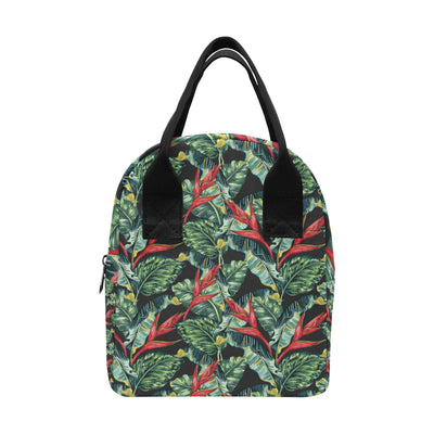 Bird Of Paradise Pattern Print Design BOP06 Insulated Lunch Bag