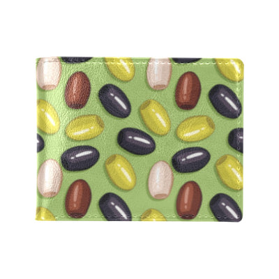 Olive Print Design LKS301 Men's ID Card Wallet